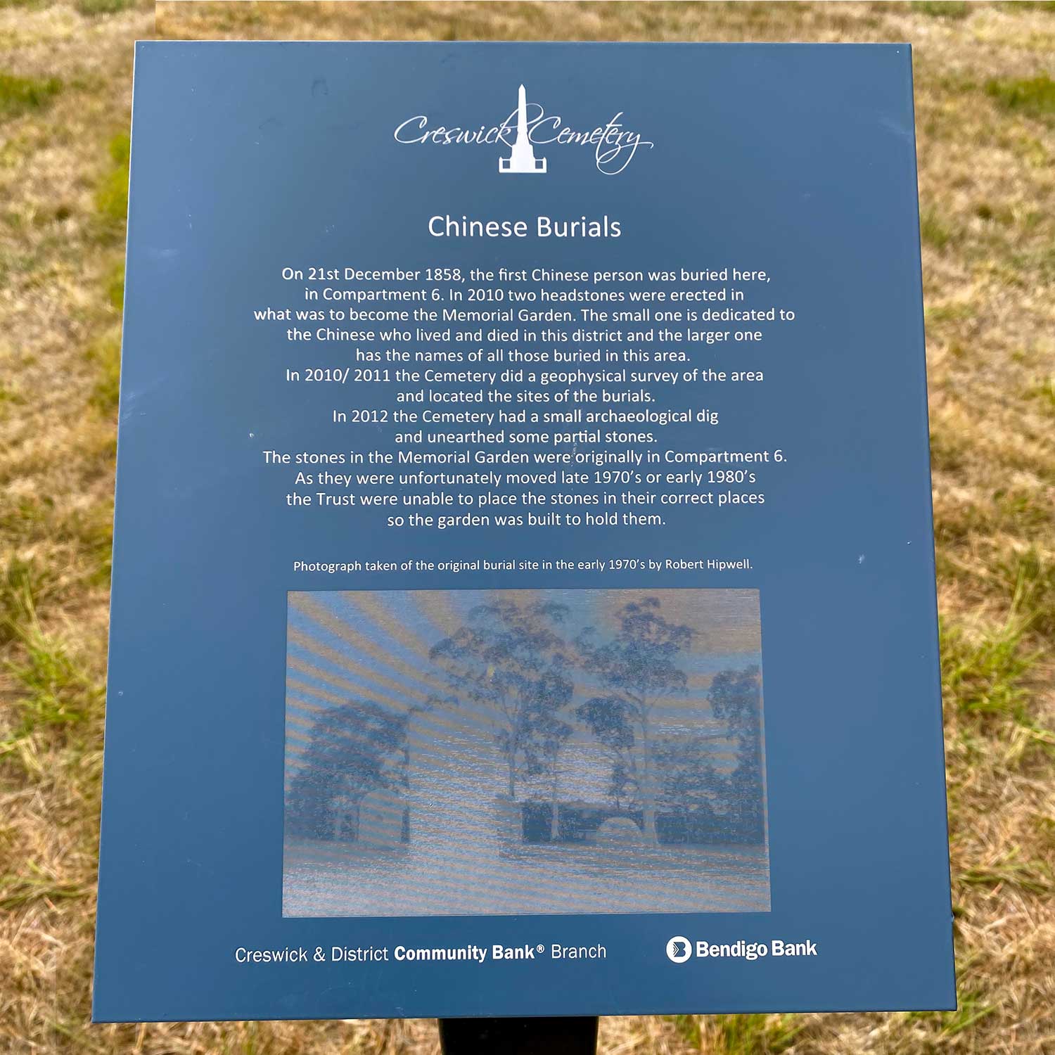 Dearly - Creswick Cemetery Chinese Burials